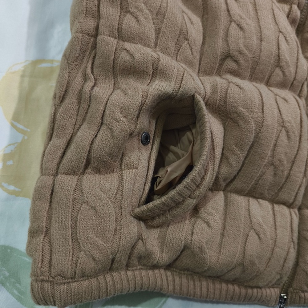 Ralph Lauren Knit Cable Texture Warm Vest - Picture 4 of 7
